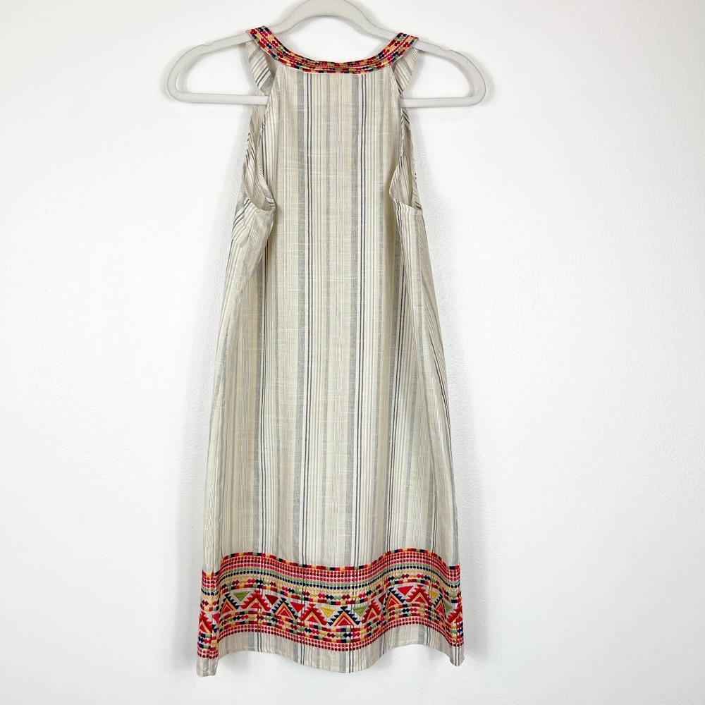 Savanna Jane Embroidered Boho Sleeveless Shift Dress Size Small - Picture 4 of 9